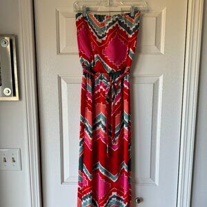 Eight Sixty Strapless Maxi Dress